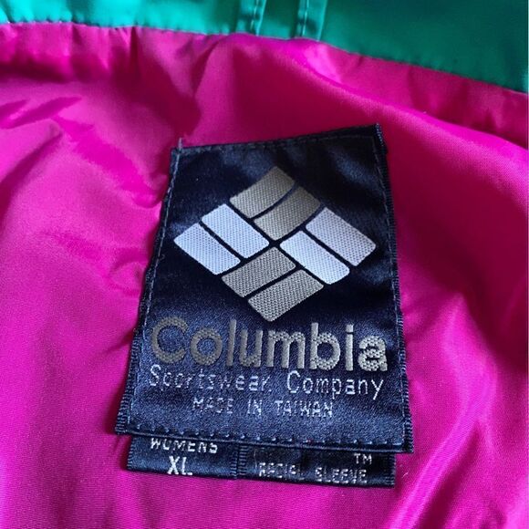 Columbia Vintage Whirlibird Coat Womens Size XL Teal‎ - Picture 13 of 15